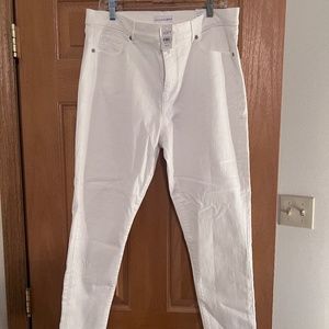 Loft White Skinny Jeans